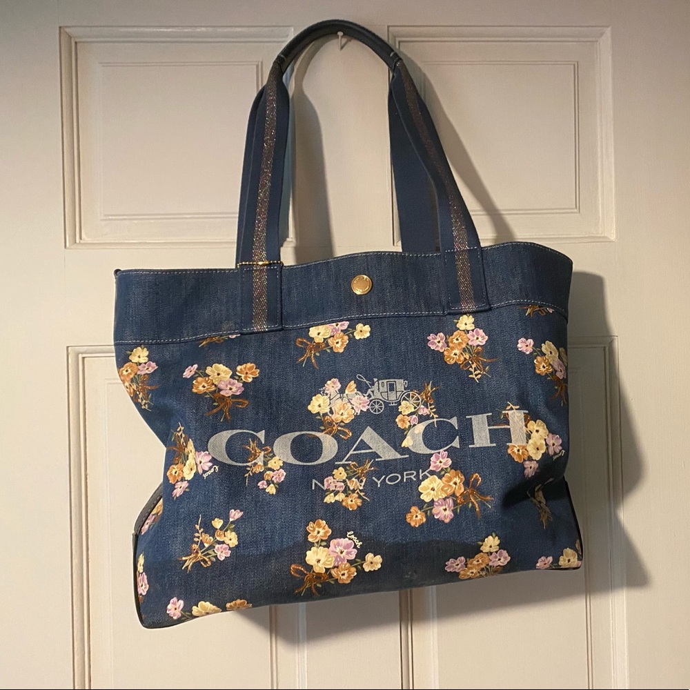 COACH jean tote